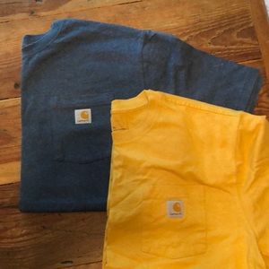 2 Carhartt Short sleeve work T-Shirts